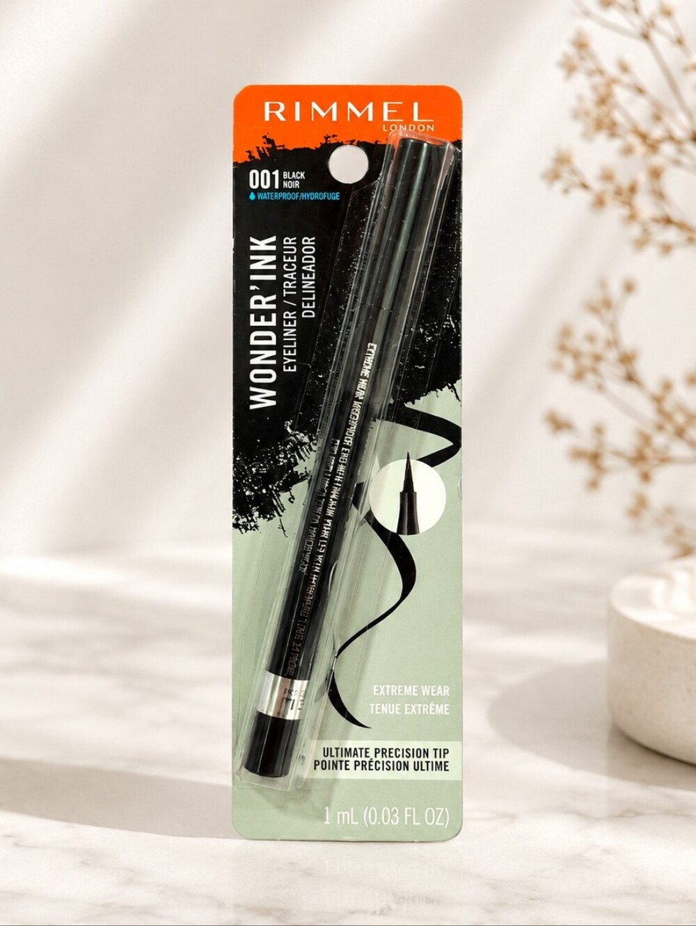 Rimmel Wonder'Ink Precision Liquid Eyeliner — Black